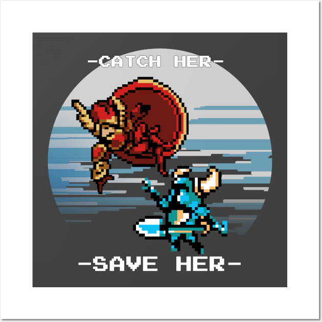 Catch her, Save her Wall Art by Meechemax